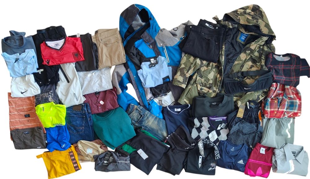 Mega paka 41 sztuk odzież męska S-XL