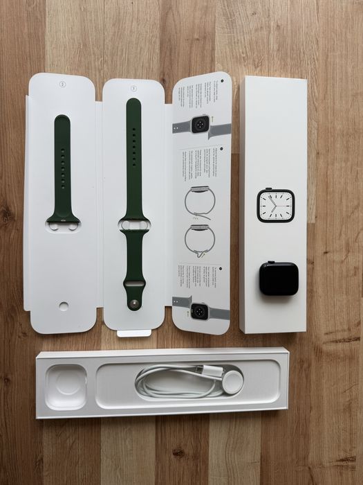 [SPRZEDANY] Apple Watch Serie 7 GPS 45mm Green