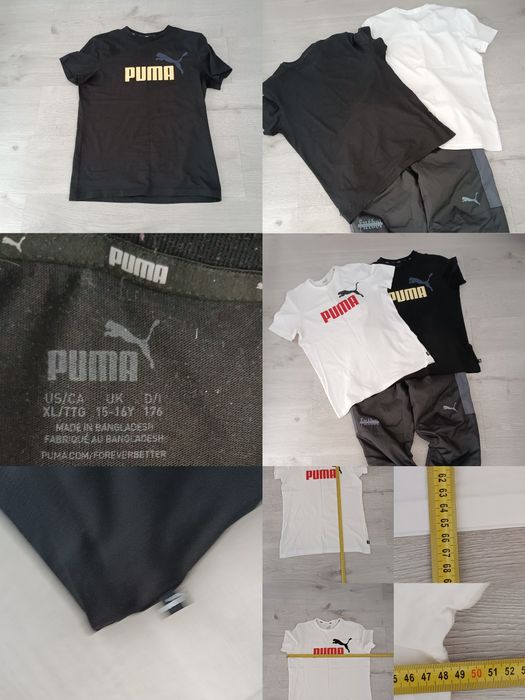 Komplet PUMA j.nowy chłopięcy 170/180 młodzieżowy 176 S M