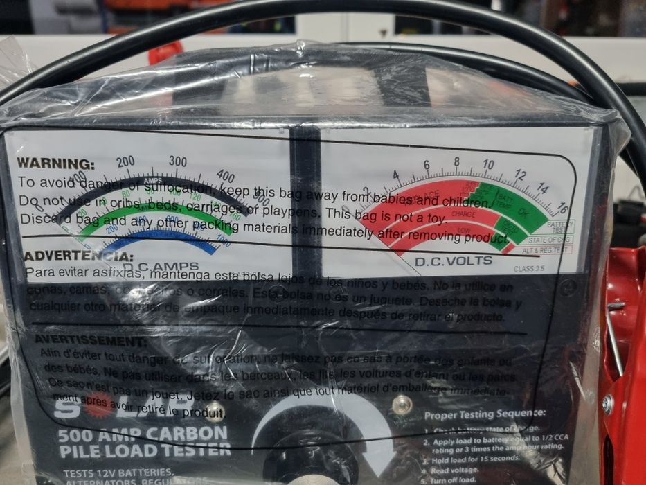 500amp teste bateria