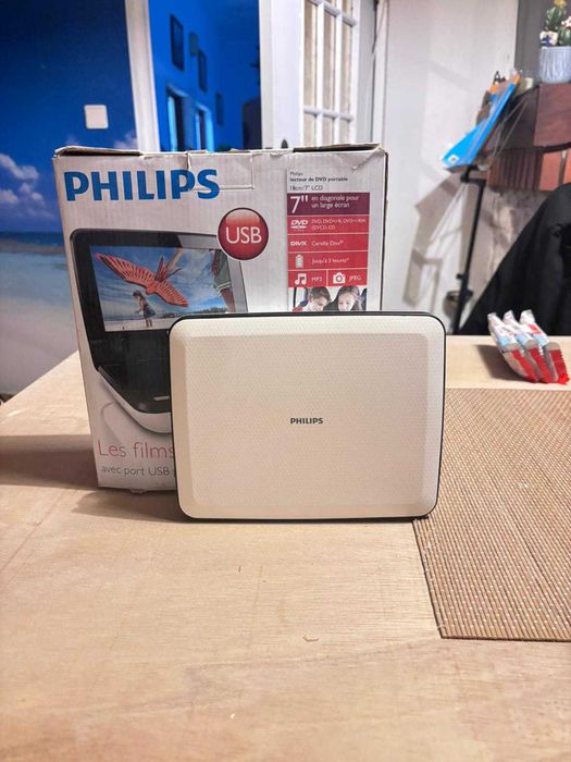 Leitor DVD Portátil Philips 7”
