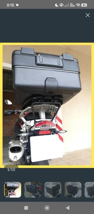 BMW top case e suporte