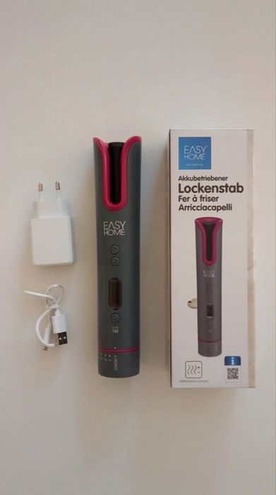 Nowa bezprzewodowa lokówka do włosów z gniazdem USB EasyHome