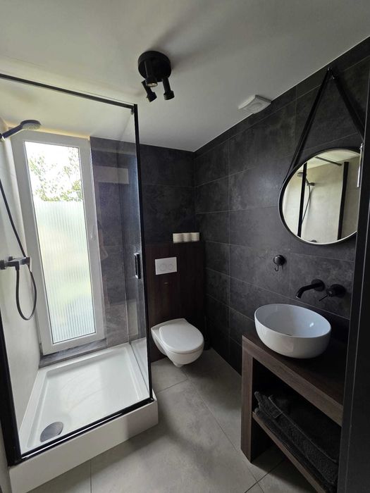 Domki z banią sauna Bosko k. Gdańsk  jezioro