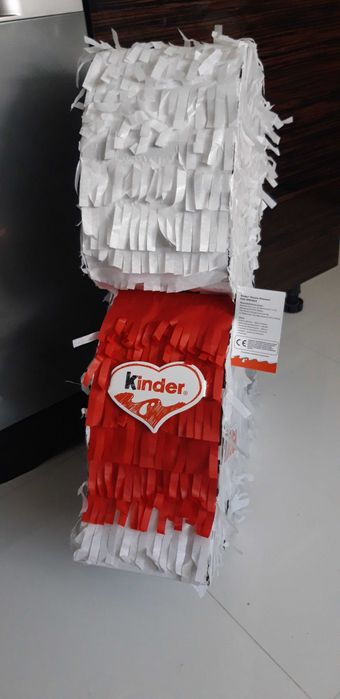 Okazja! Piniata Kinder+naklejki dinozaur tanio!