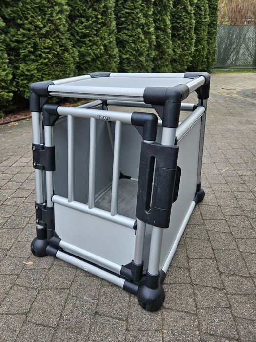 Klatka aluminiowa Trixie do bagażnika transporter