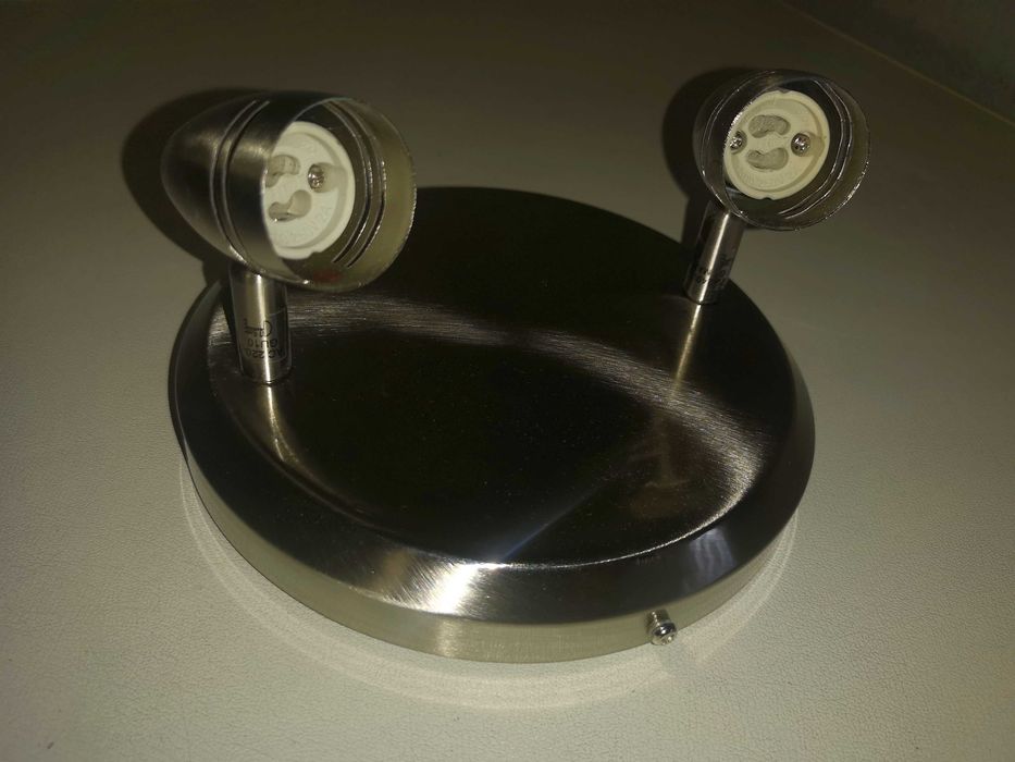 Lampa sufitowa okrągła 2-punktowa nastawna 5szt