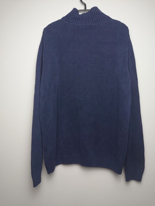 Granatowy sweter Weird Fish  60% bawełna