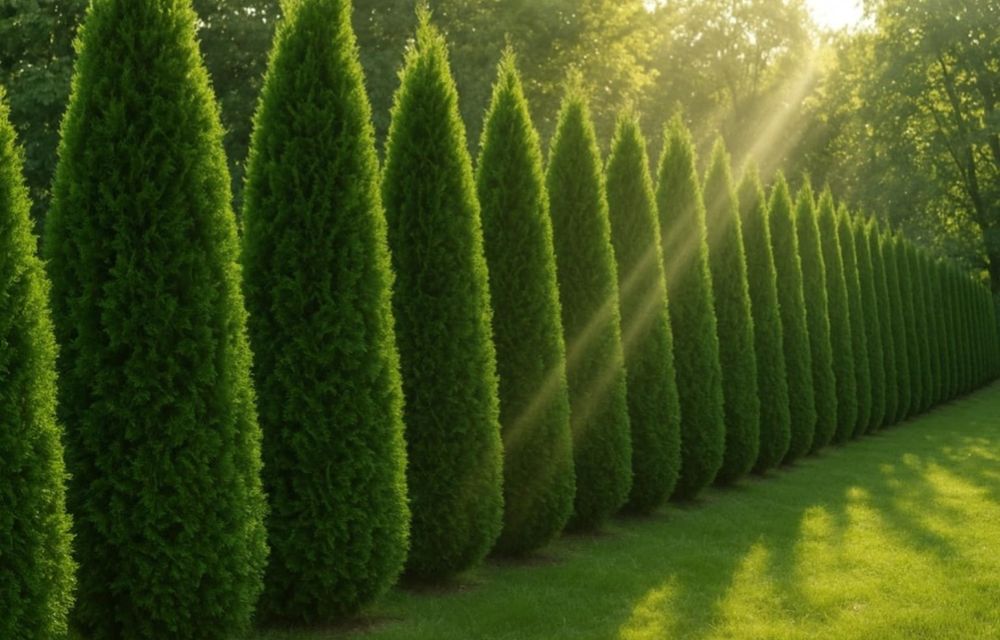 Szkółka Rośliny Skalniak Trawnik Usługi Glebogryzarka Pielegnacja tuja