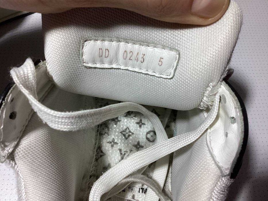 Кроссовки Louis Vuitton Denim Monogram Trainer размер 5