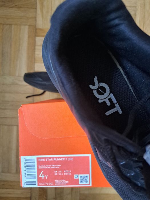 Nike, Buty Star Runner 3 (GS] rozmiar EUR 36, UK 3,5,