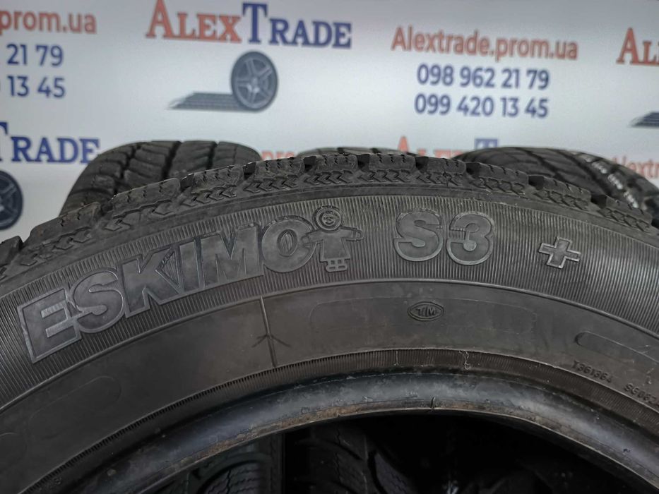2 шт. 175/65 R14 Sava Eskimo S3+ зимові шини б/у, протектор 7 мм