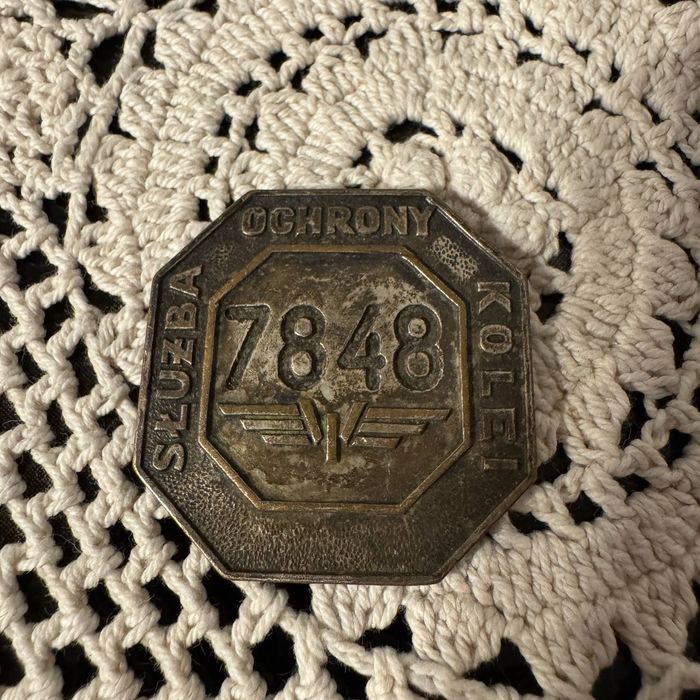 Odznaka Służba Ochrony Kolei PRL Rzadkość