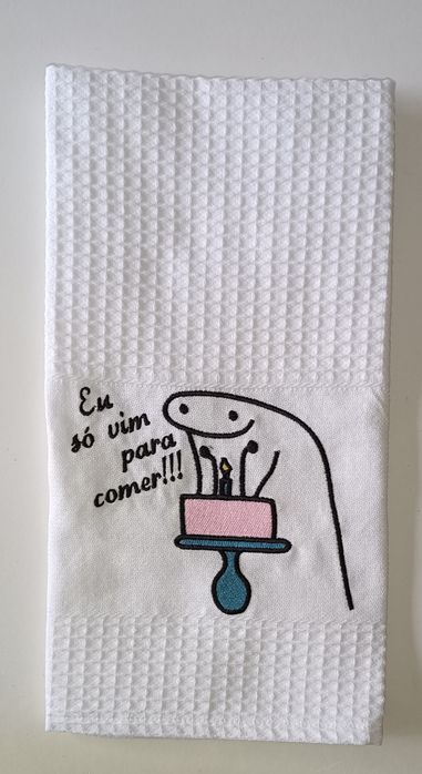 Panos bordados cozinha