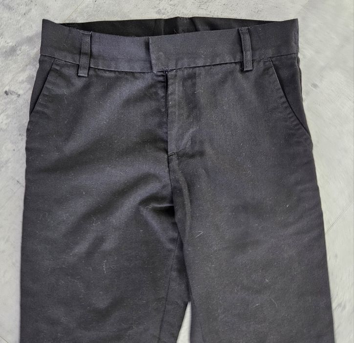 Czarne proste spodnie 164 XS