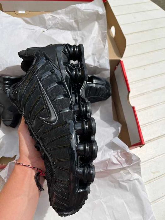 Buty sportowe Nike_Shox_TL_Black_Metallic_Hematite R.38