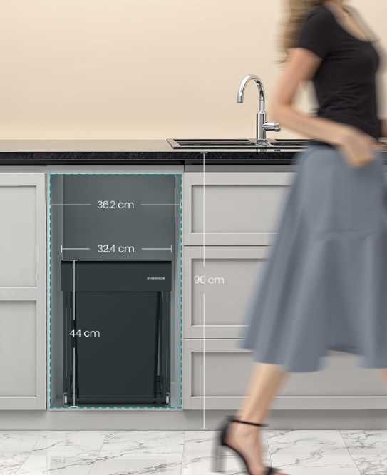 Kosz na odpady Songmics LTB951B01