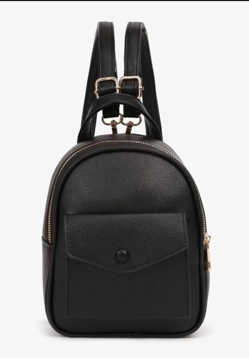 Czarny plecak damski