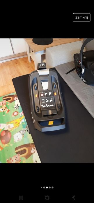 Nosidełko wraz z bazą samochodową
