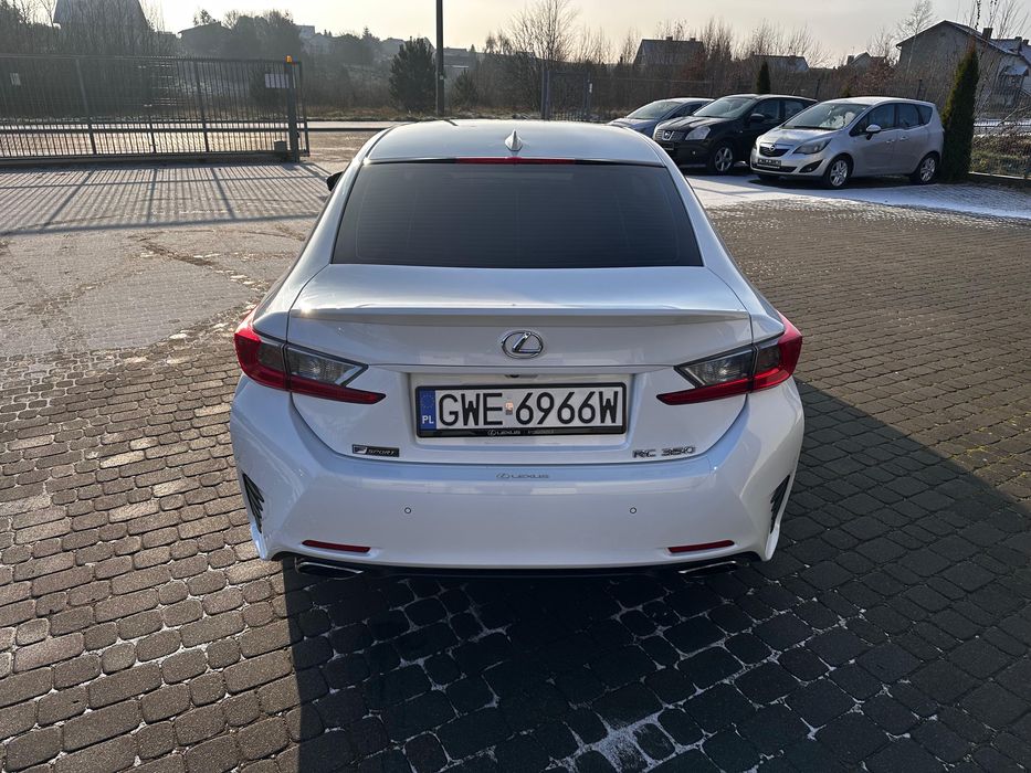Lexus RC 350, RWD, F-sport, 8 biegow, zamiana