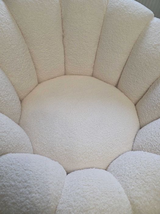 Fotel wypoczynkowy Gaspar kremowy