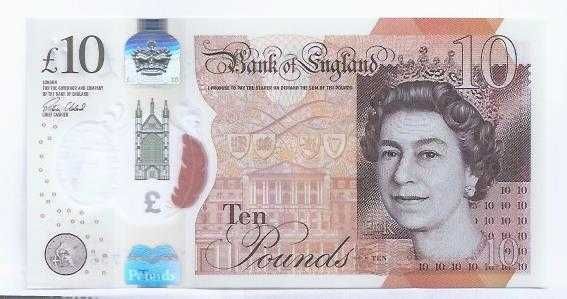 NOTA   DE    POLIMERO    NOVA      Inglaterra 10 Lib