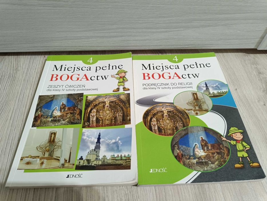 Podręcznik + ćwiczenia do religii dla klasy 4