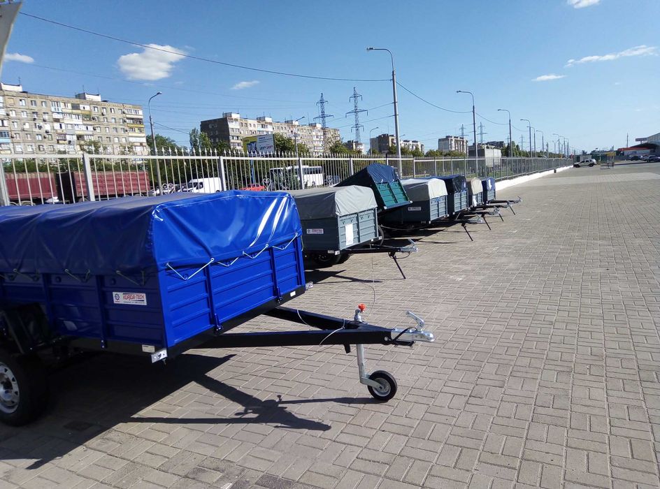 Причеп КРД 130 одноосний 3200*1560 авто причіп Кремінь+