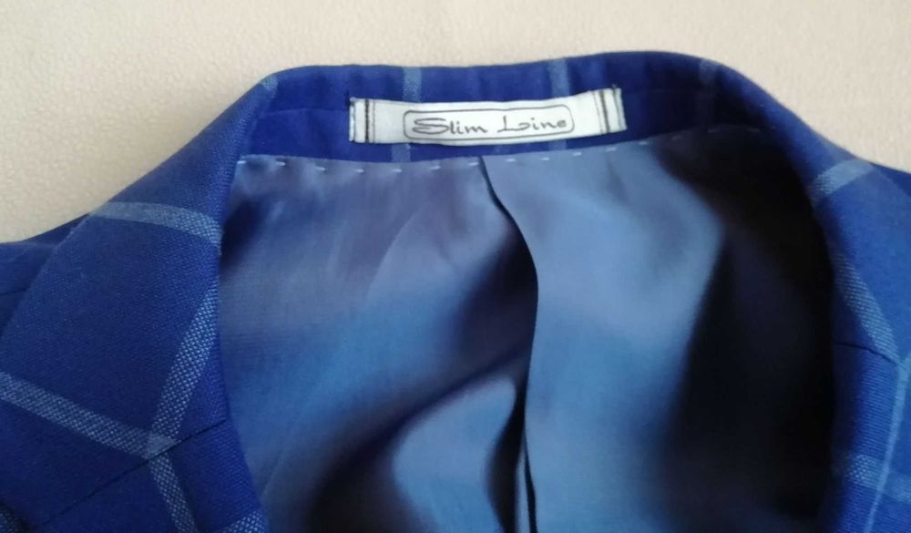 Костюм мужской, стильная тройка Giordano Conti, пиджак в клетку, 50 р.