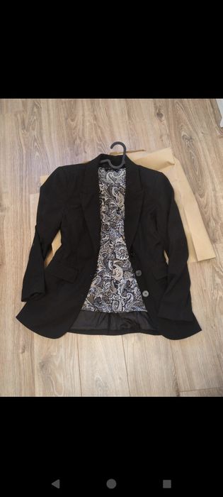 Nowa bluzka koszula wzory ornament mohito XS 34 gratis czarny żakiet