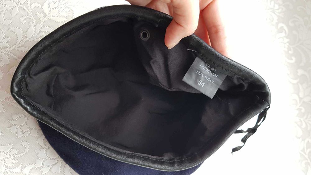 Beret wojskowy granatowy