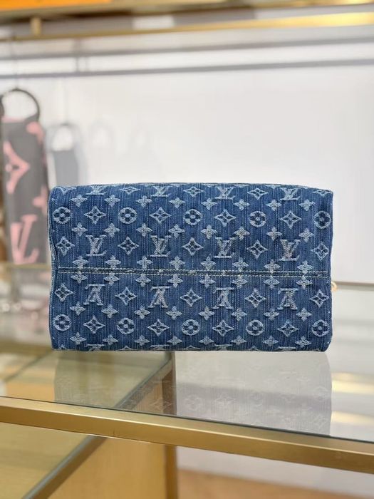 Louis Vuitton Speedy 30 Denim Bag