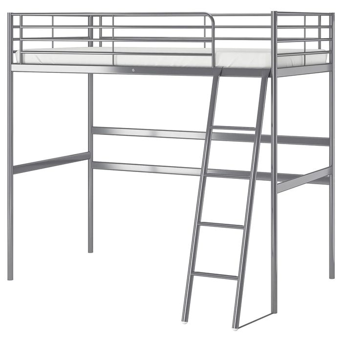 SVÄRTA cama alta / beliche Ikea cinzento