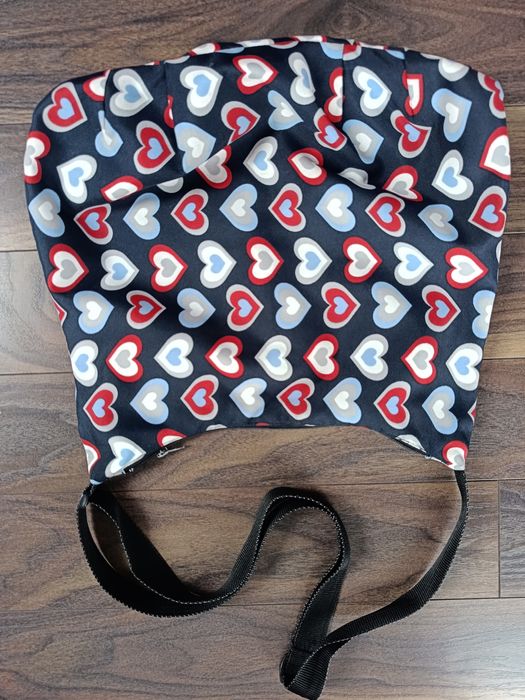 Torebka/worek duża w serduszka