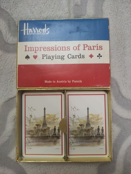 Игральные карты Harrods винтаж