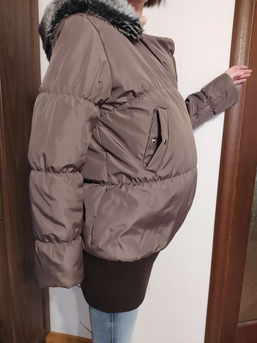 Зимняя куртка для беременных, вагітних 9fashion, -M размер