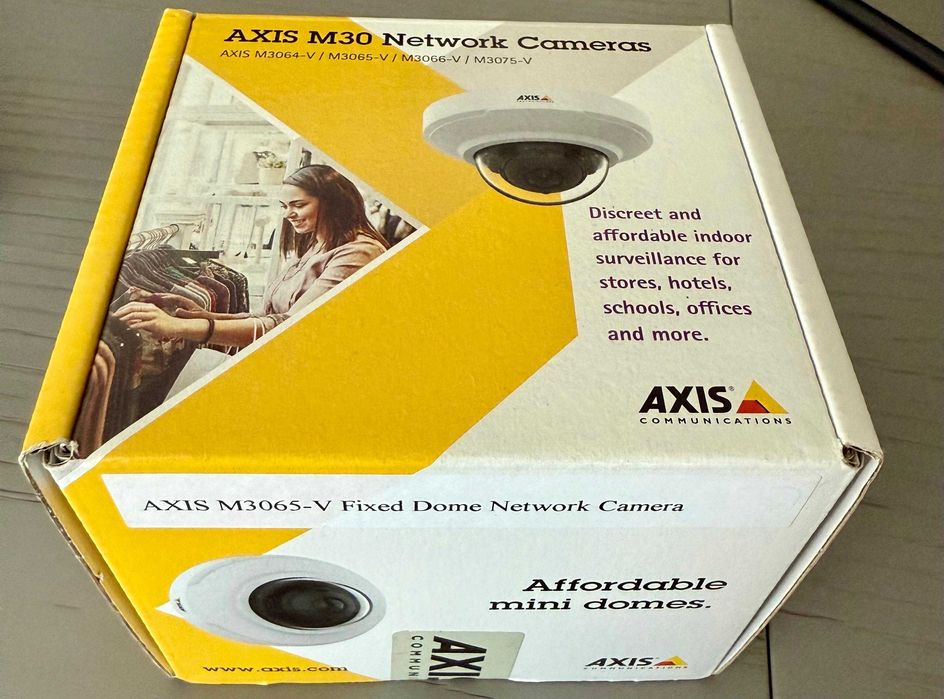 Axis M3065-V 1080p Network Mini Dome Camera - Novo