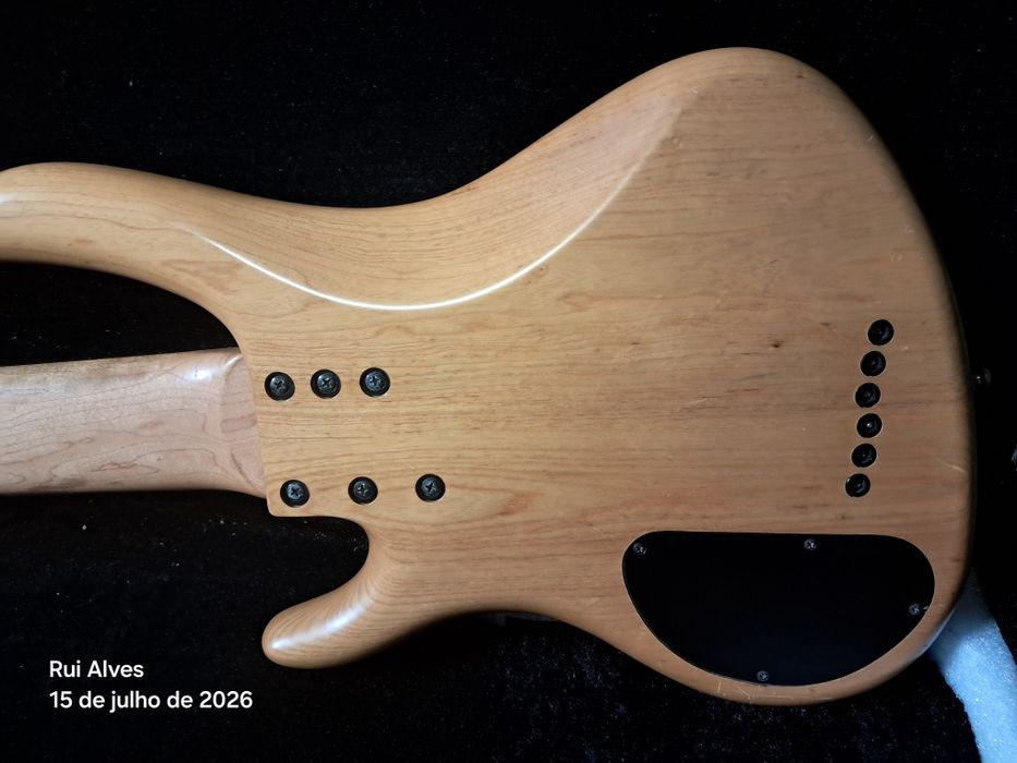 Baixo Elétrico de 6 Cordas Washburn Bantam Series Ativo + Estojo Rígido (Case)