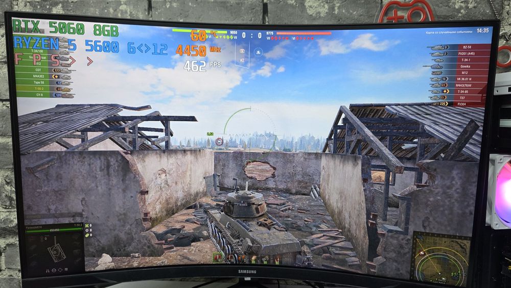 Мощный Пк Ryzen 5 5600 RTX5060 32gb ram Stalker2 Cs2 RusT PubG GtaV