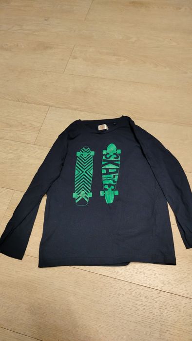 Bluzka koszulka z długim rekawem 140 jak nowa cool club