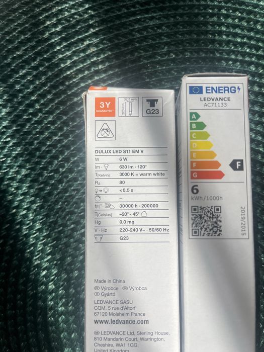 Żarowki Ledvance G23 DULUX LED S11 EM V 6W |3000K 630 lm