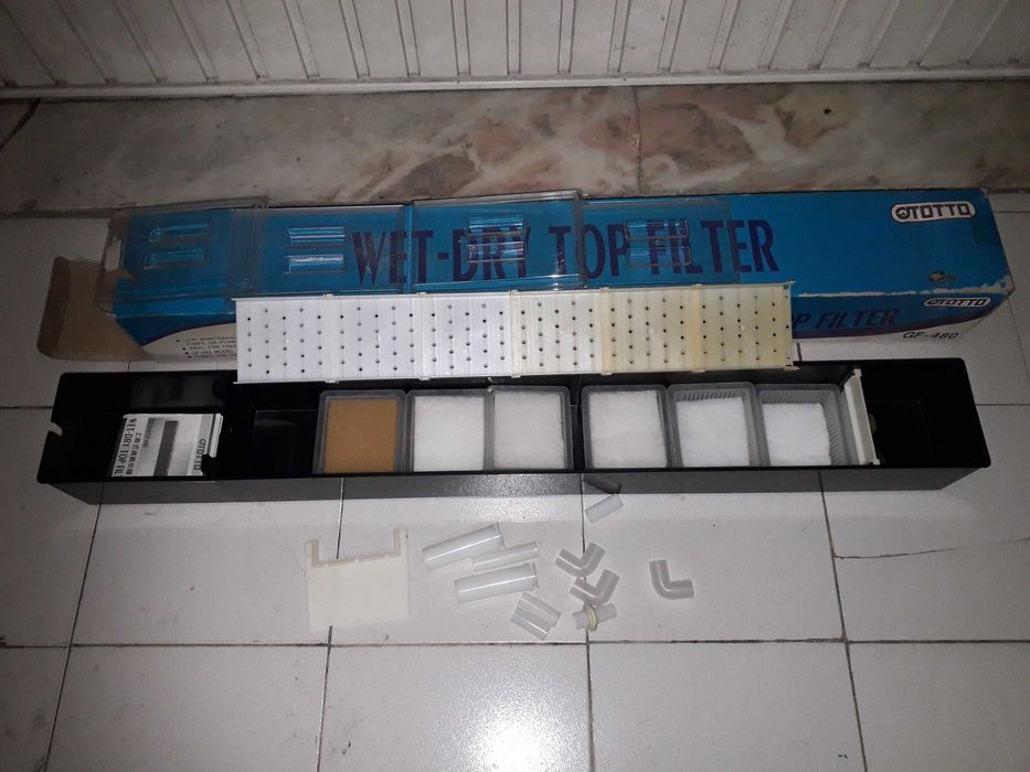 Filtro seco humido aquario