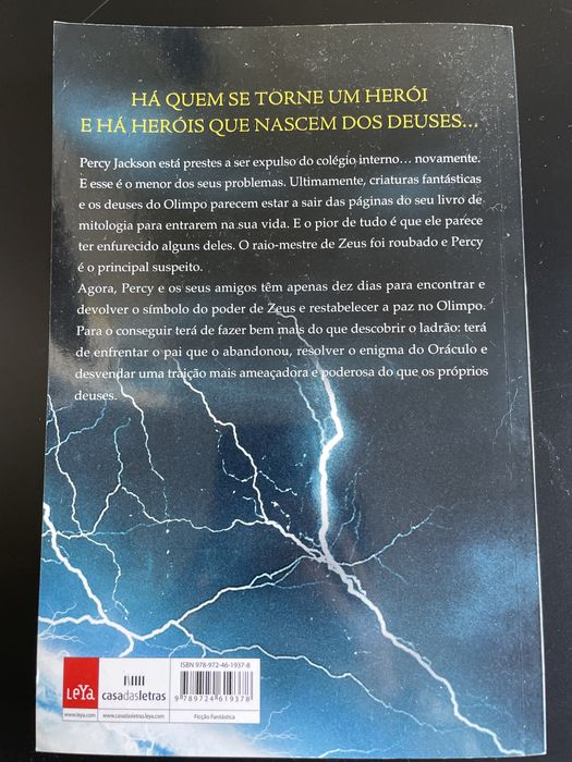 Livro- “Percy Jackson e os Ladrões do Olimpo”   (8.ª Edição)