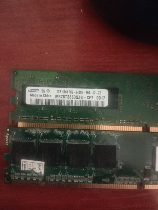 DDR2 1gb, 2gb оперативная память