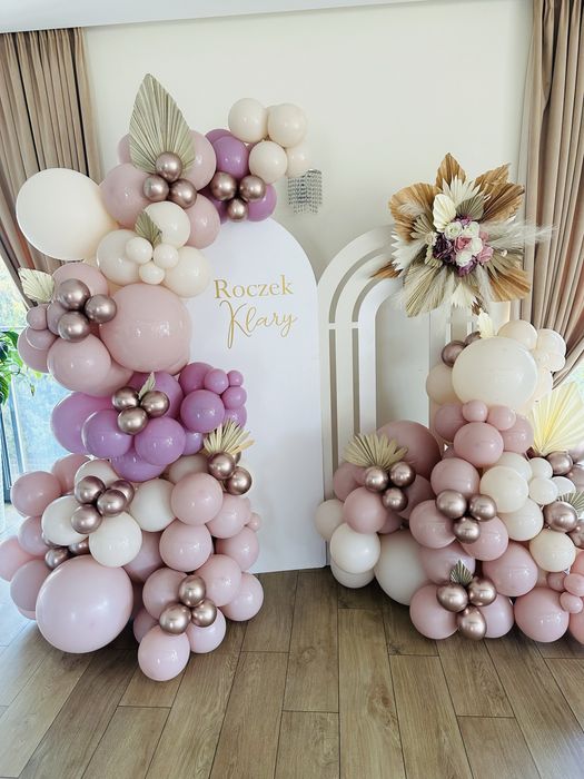 Dekoracja balonowa girlanda ścianka
