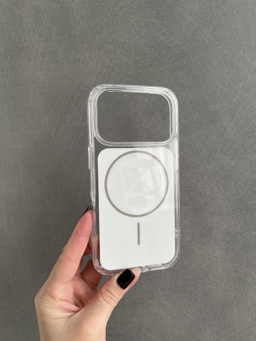 Чохол White Magsafe для iPhone 17 Pro Max айфон 17 про макс чехол кейс