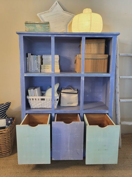 estante, armario, livreiro, prateleiras, decoração, rustico