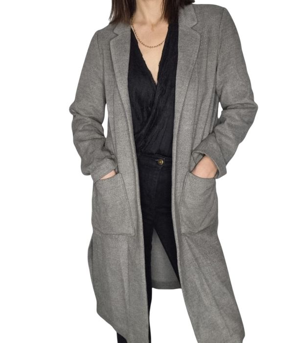 Szara narzutka oversize rozmiar xs/s 34/36 H&M