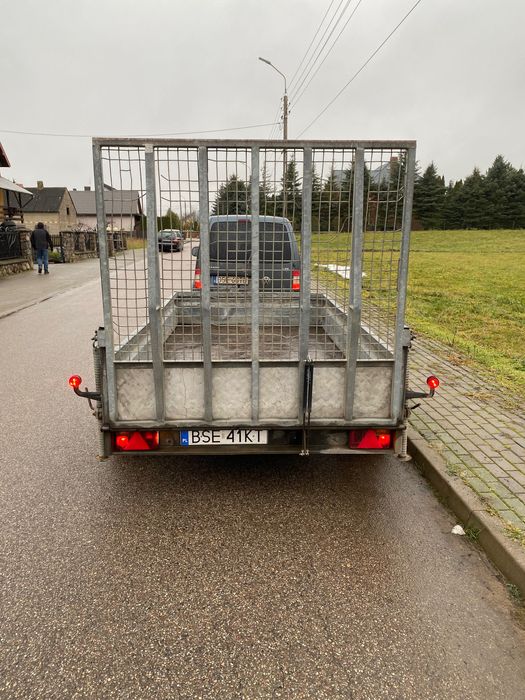 Przyczepa samochodowa pod mini koparkę brenderup 2500Dmc