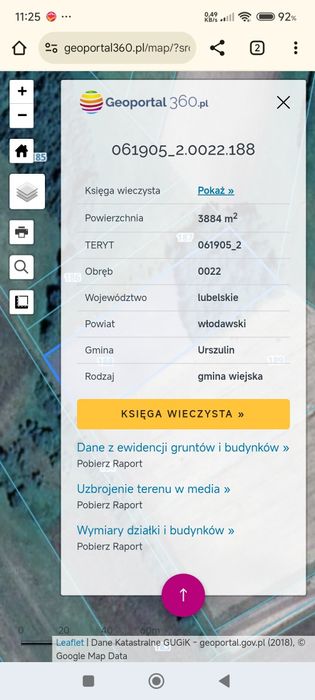 Działka z warunkami zabudowy 38 ary